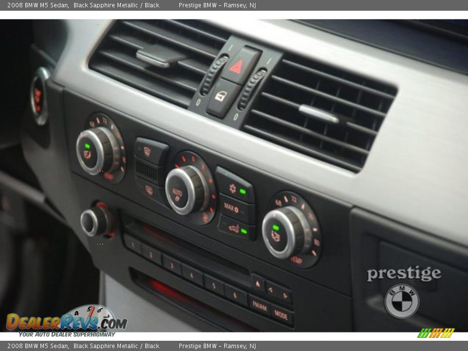 2008 BMW M5 Sedan Black Sapphire Metallic / Black Photo #17