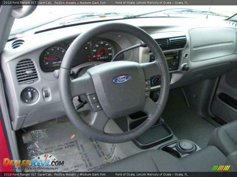 2010 Ford Ranger XLT SuperCab Redfire Metallic / Medium Dark Flint Photo #7