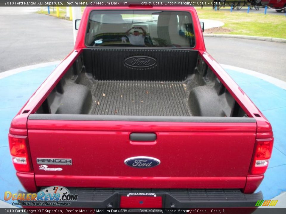 2010 Ford Ranger XLT SuperCab Redfire Metallic / Medium Dark Flint Photo #10
