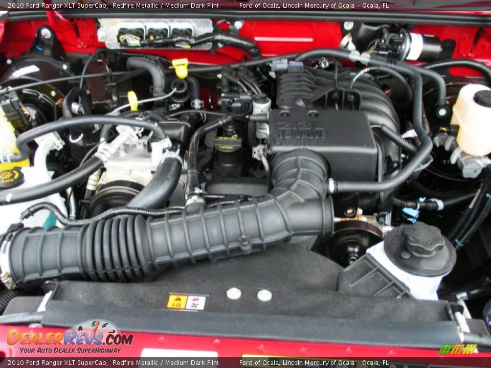 2010 Ford Ranger XLT SuperCab Redfire Metallic / Medium Dark Flint Photo #11
