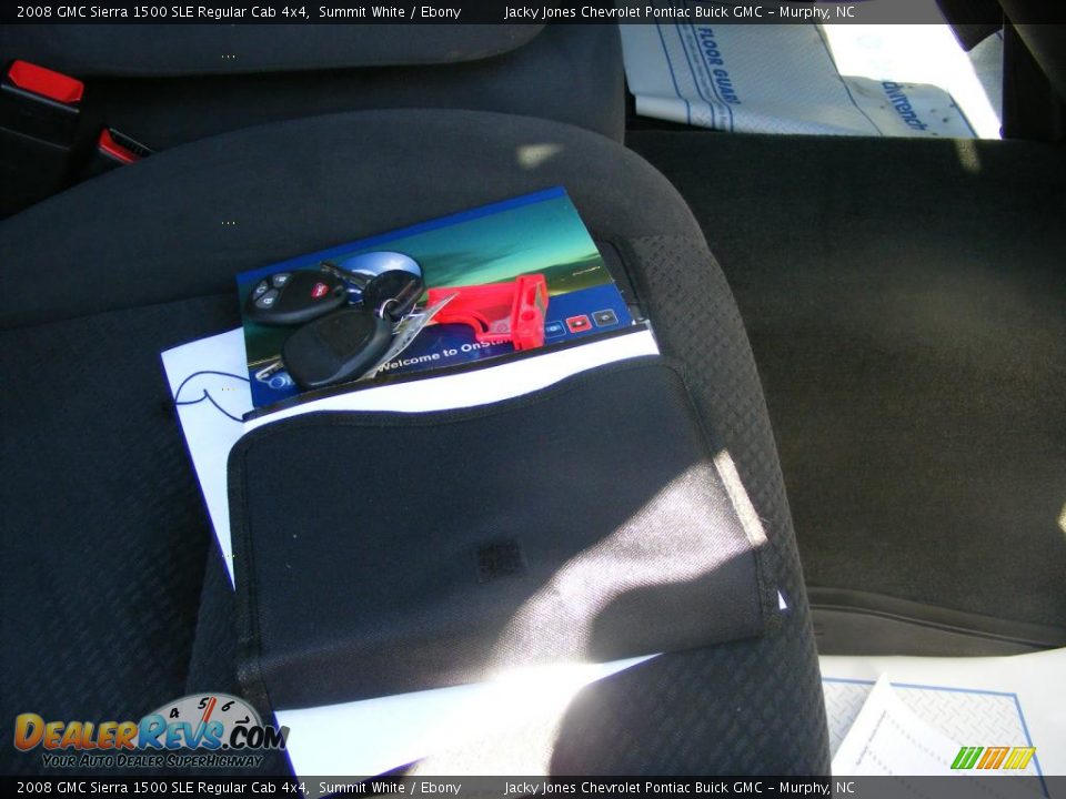 2008 GMC Sierra 1500 SLE Regular Cab 4x4 Summit White / Ebony Photo #5