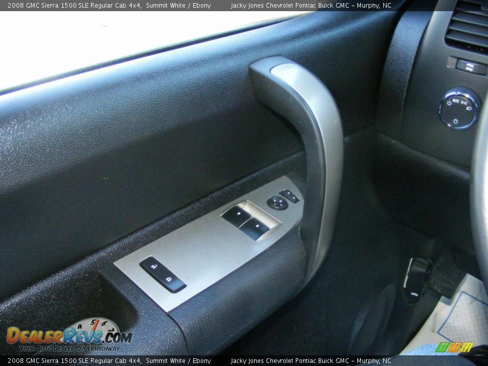 2008 GMC Sierra 1500 SLE Regular Cab 4x4 Summit White / Ebony Photo #6