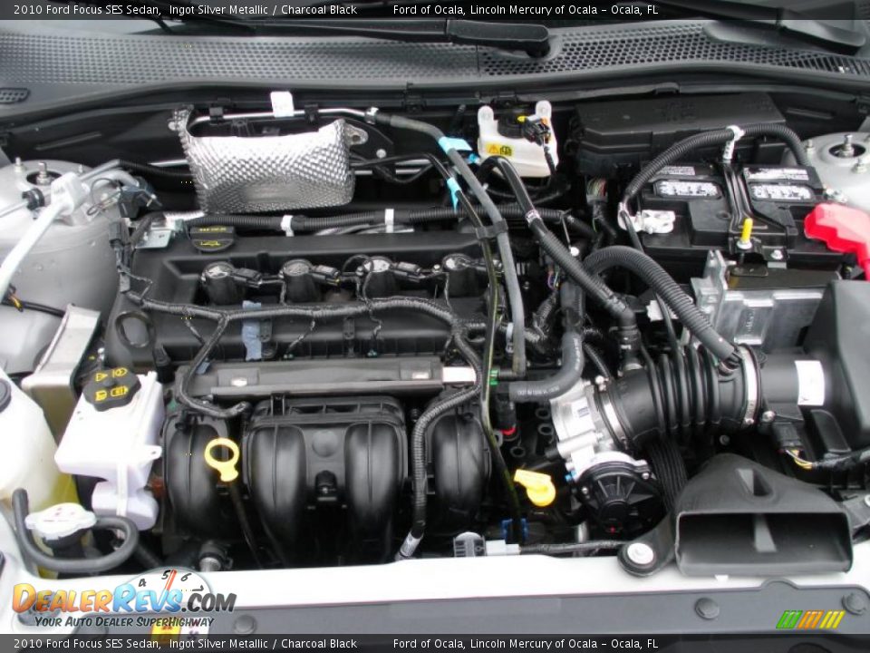 2010 Ford Focus SES Sedan Ingot Silver Metallic / Charcoal Black Photo #11