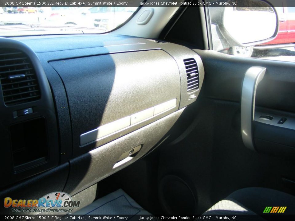 2008 GMC Sierra 1500 SLE Regular Cab 4x4 Summit White / Ebony Photo #10