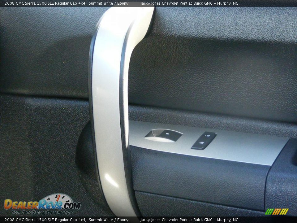 2008 GMC Sierra 1500 SLE Regular Cab 4x4 Summit White / Ebony Photo #11