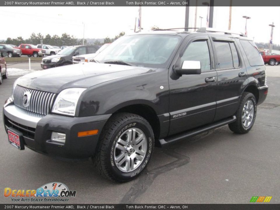 2007 Mercury Mountaineer Premier AWD Black / Charcoal Black Photo #6