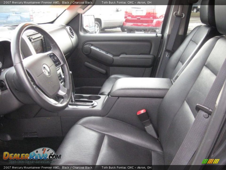 2007 Mercury Mountaineer Premier AWD Black / Charcoal Black Photo #7
