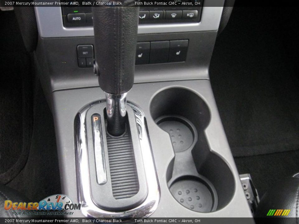 2007 Mercury Mountaineer Premier AWD Black / Charcoal Black Photo #14