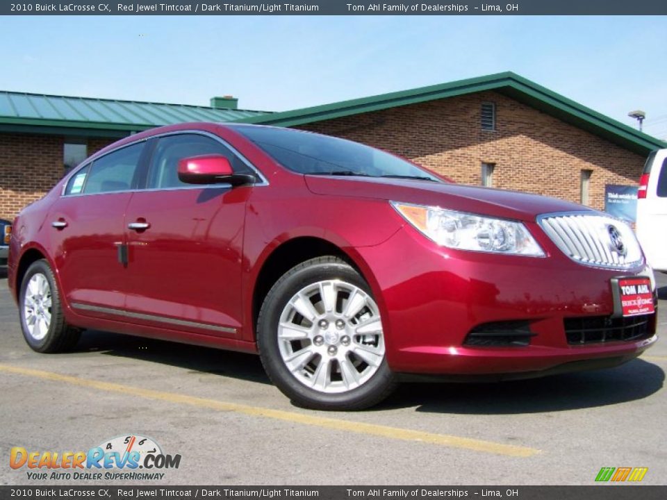 2010 Buick LaCrosse CX Red Jewel Tintcoat / Dark Titanium/Light Titanium Photo #1