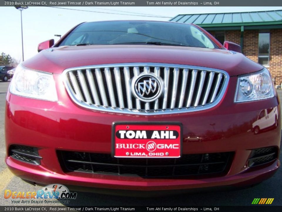 2010 Buick LaCrosse CX Red Jewel Tintcoat / Dark Titanium/Light Titanium Photo #3