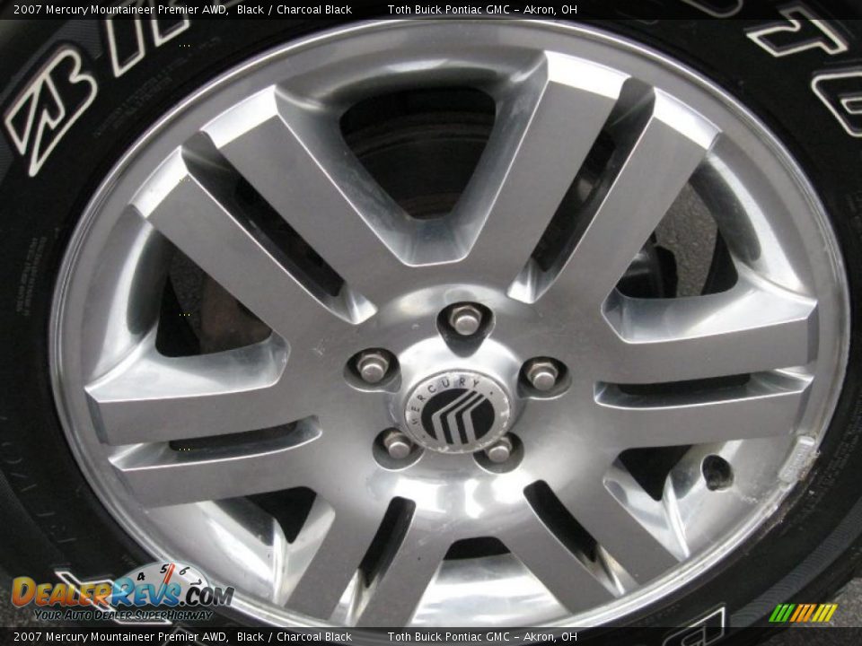2007 Mercury Mountaineer Premier AWD Black / Charcoal Black Photo #19