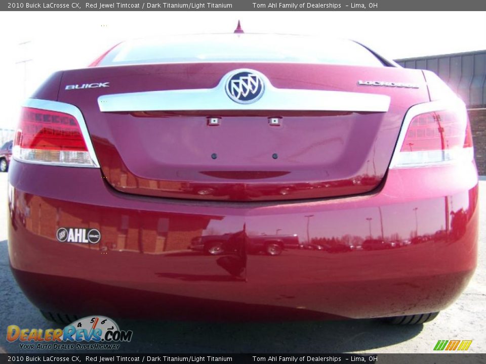 2010 Buick LaCrosse CX Red Jewel Tintcoat / Dark Titanium/Light Titanium Photo #6