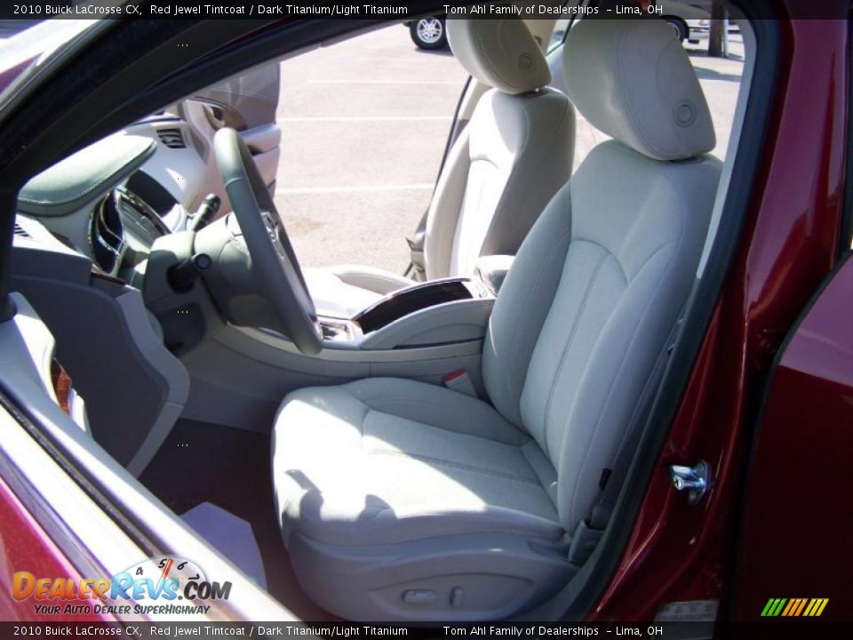 2010 Buick LaCrosse CX Red Jewel Tintcoat / Dark Titanium/Light Titanium Photo #9