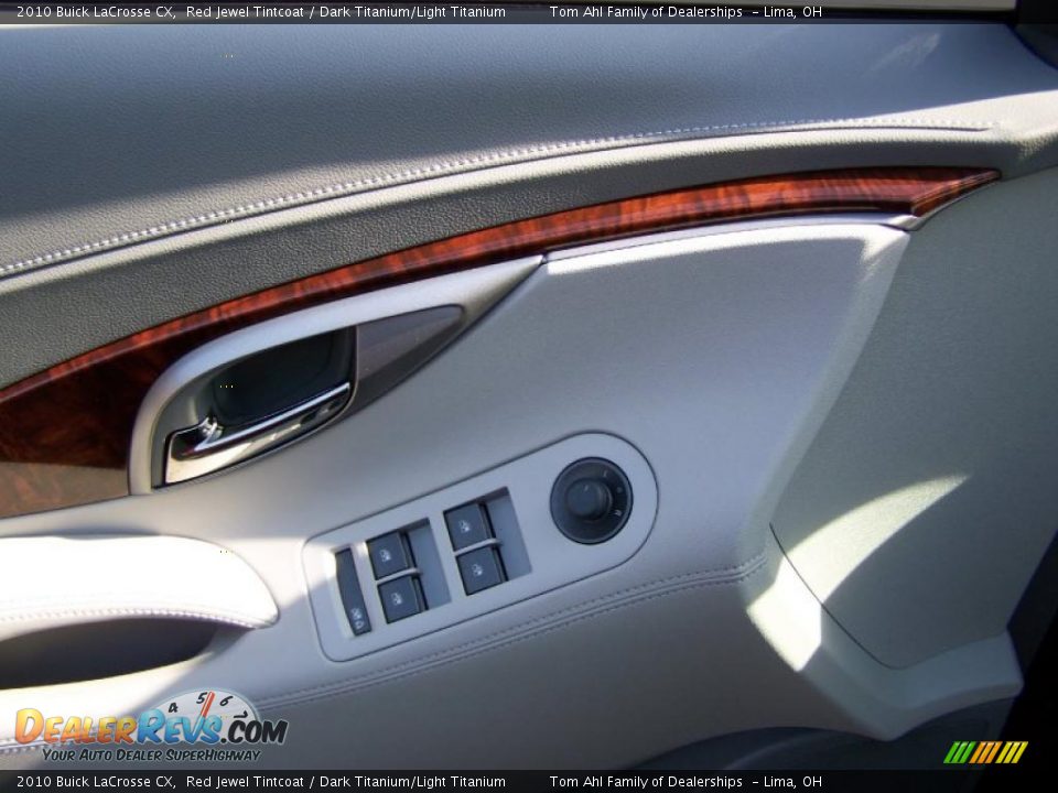 2010 Buick LaCrosse CX Red Jewel Tintcoat / Dark Titanium/Light Titanium Photo #10