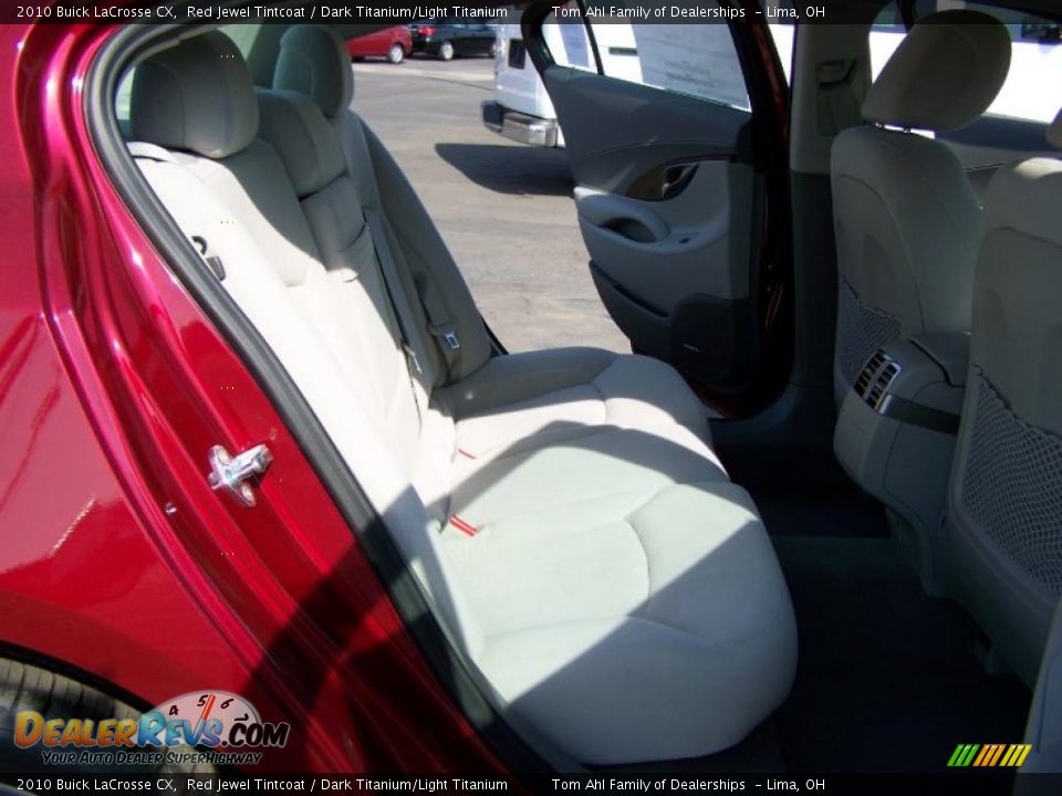 2010 Buick LaCrosse CX Red Jewel Tintcoat / Dark Titanium/Light Titanium Photo #13