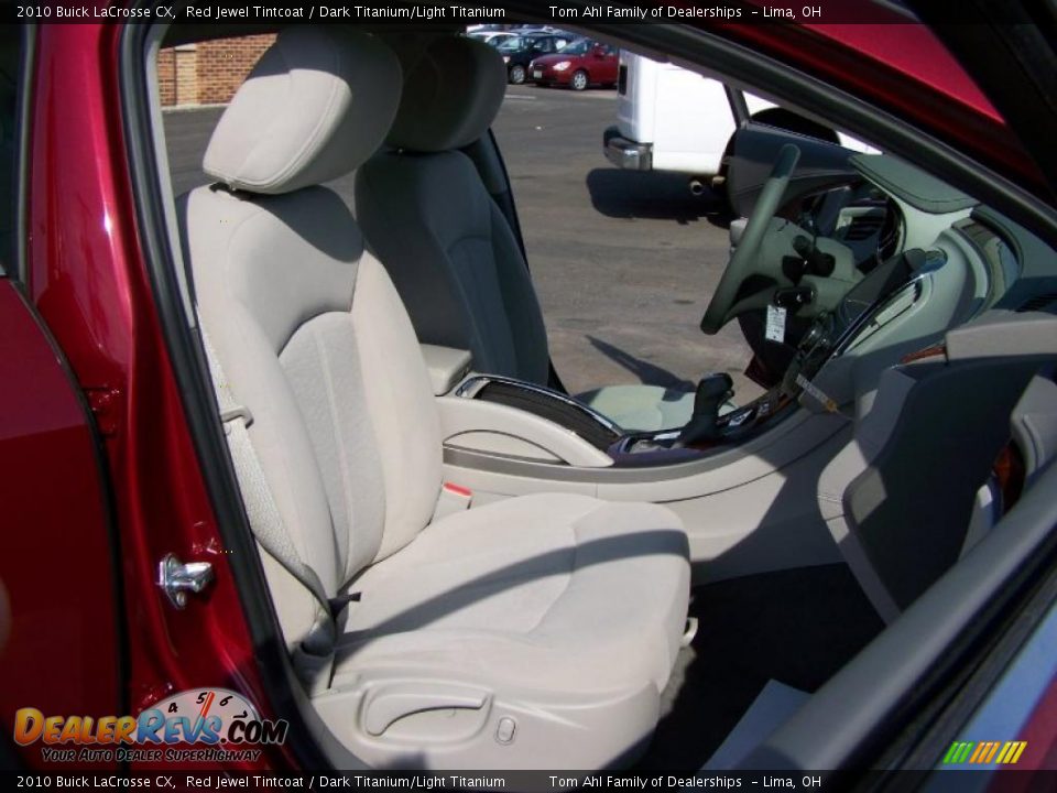 2010 Buick LaCrosse CX Red Jewel Tintcoat / Dark Titanium/Light Titanium Photo #14