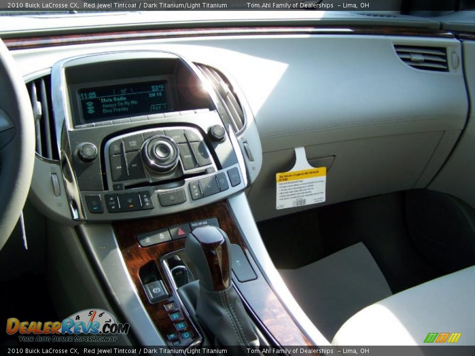 2010 Buick LaCrosse CX Red Jewel Tintcoat / Dark Titanium/Light Titanium Photo #19