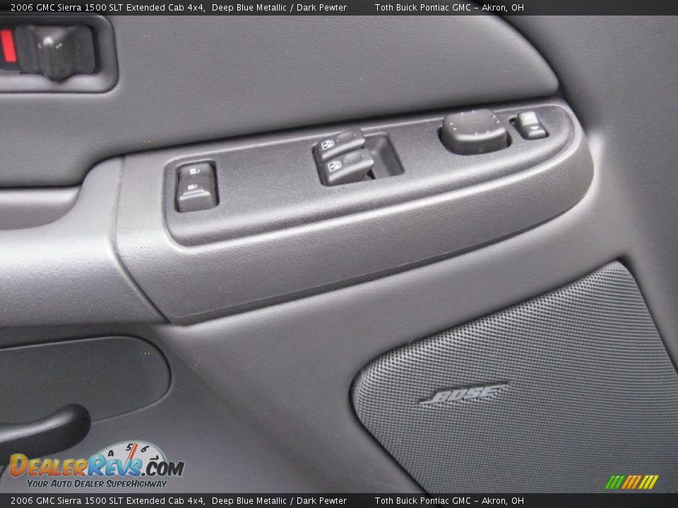 2006 GMC Sierra 1500 SLT Extended Cab 4x4 Deep Blue Metallic / Dark Pewter Photo #10