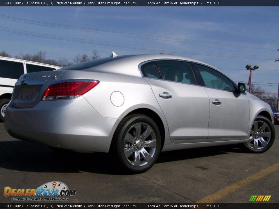 2010 Buick LaCrosse CXL Quicksilver Metallic / Dark Titanium/Light Titanium Photo #7