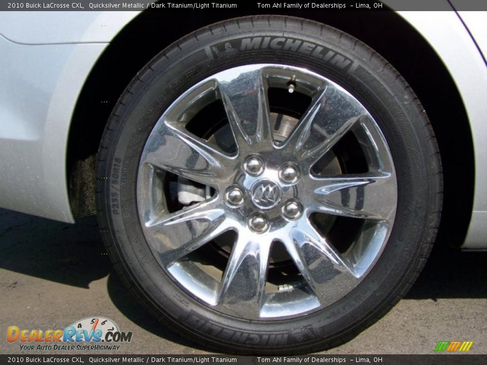 2010 Buick LaCrosse CXL Quicksilver Metallic / Dark Titanium/Light Titanium Photo #8