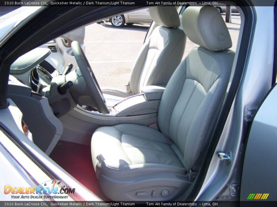 2010 Buick LaCrosse CXL Quicksilver Metallic / Dark Titanium/Light Titanium Photo #9