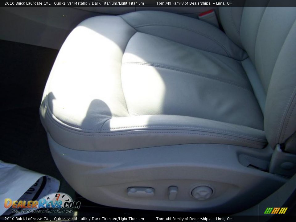 2010 Buick LaCrosse CXL Quicksilver Metallic / Dark Titanium/Light Titanium Photo #11