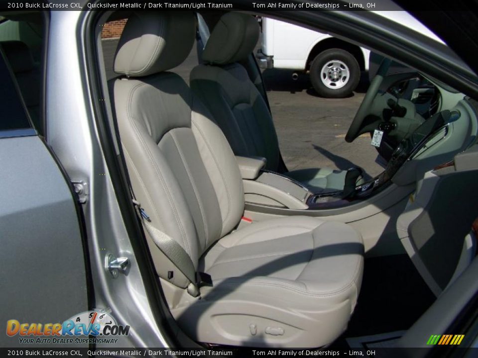 2010 Buick LaCrosse CXL Quicksilver Metallic / Dark Titanium/Light Titanium Photo #15