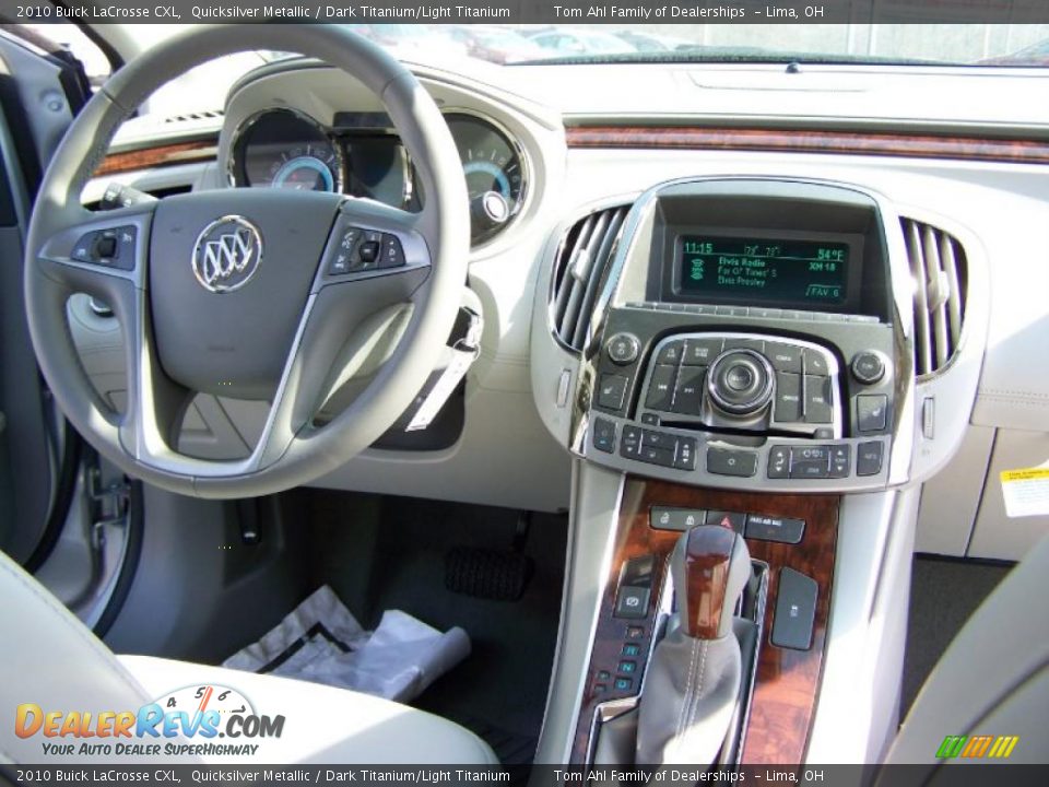 2010 Buick LaCrosse CXL Quicksilver Metallic / Dark Titanium/Light Titanium Photo #16