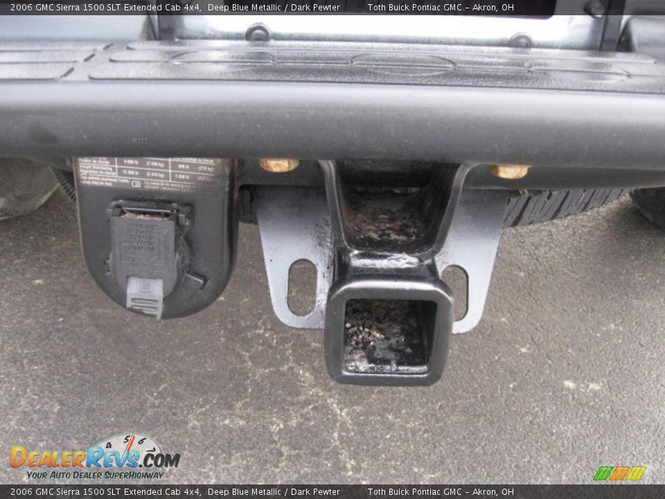 2006 GMC Sierra 1500 SLT Extended Cab 4x4 Deep Blue Metallic / Dark Pewter Photo #19