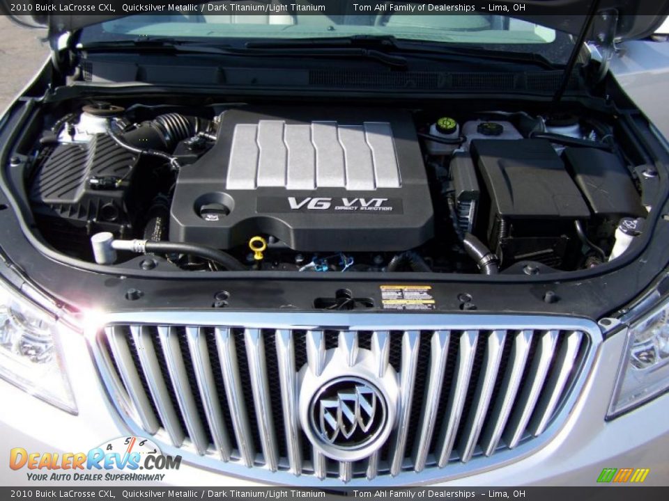 2010 Buick LaCrosse CXL Quicksilver Metallic / Dark Titanium/Light Titanium Photo #18