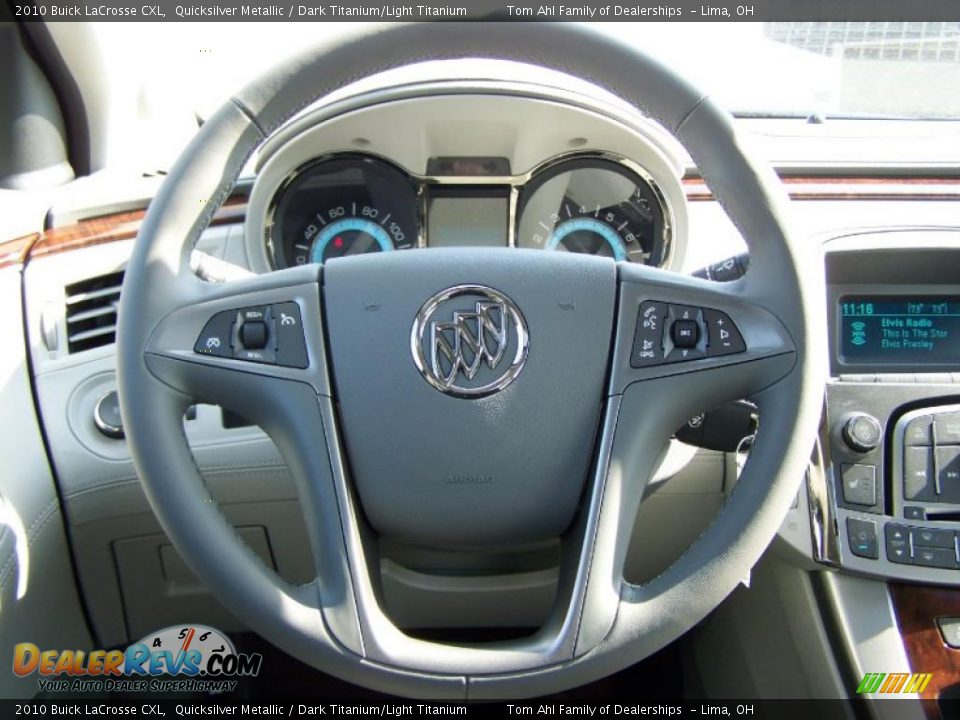 2010 Buick LaCrosse CXL Quicksilver Metallic / Dark Titanium/Light Titanium Photo #20