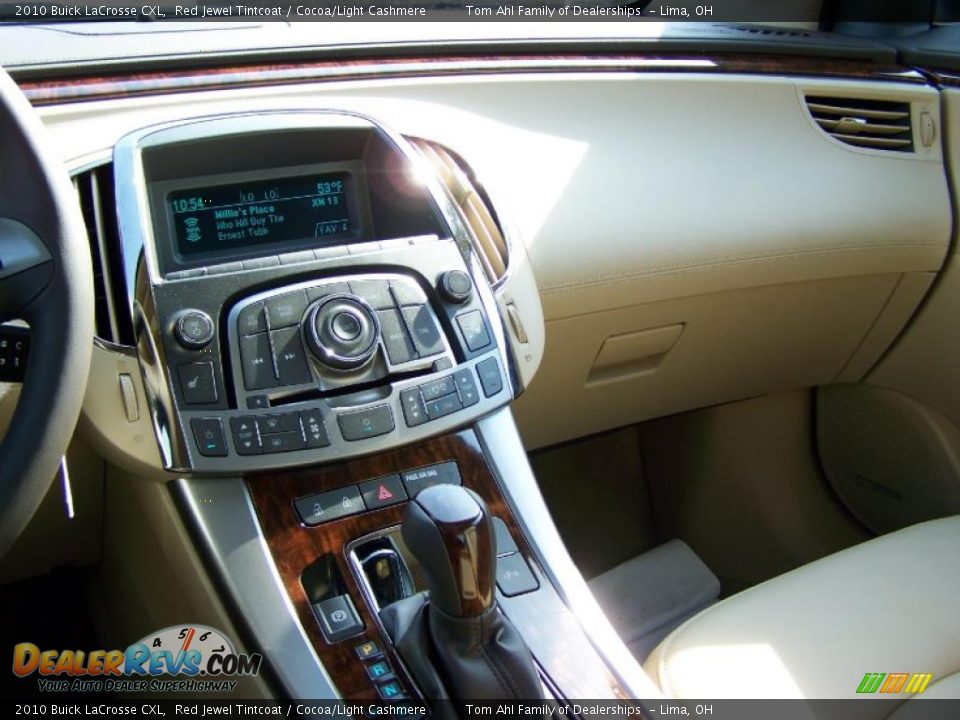 2010 Buick LaCrosse CXL Red Jewel Tintcoat / Cocoa/Light Cashmere Photo #21