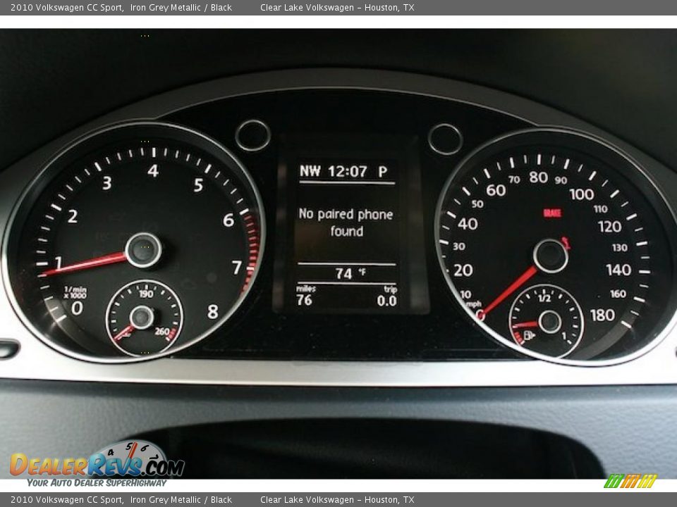 2010 Volkswagen CC Sport Iron Grey Metallic / Black Photo #20