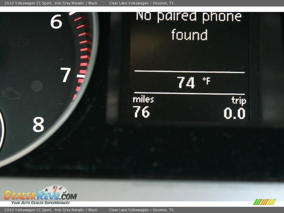 2010 Volkswagen CC Sport Iron Grey Metallic / Black Photo #21