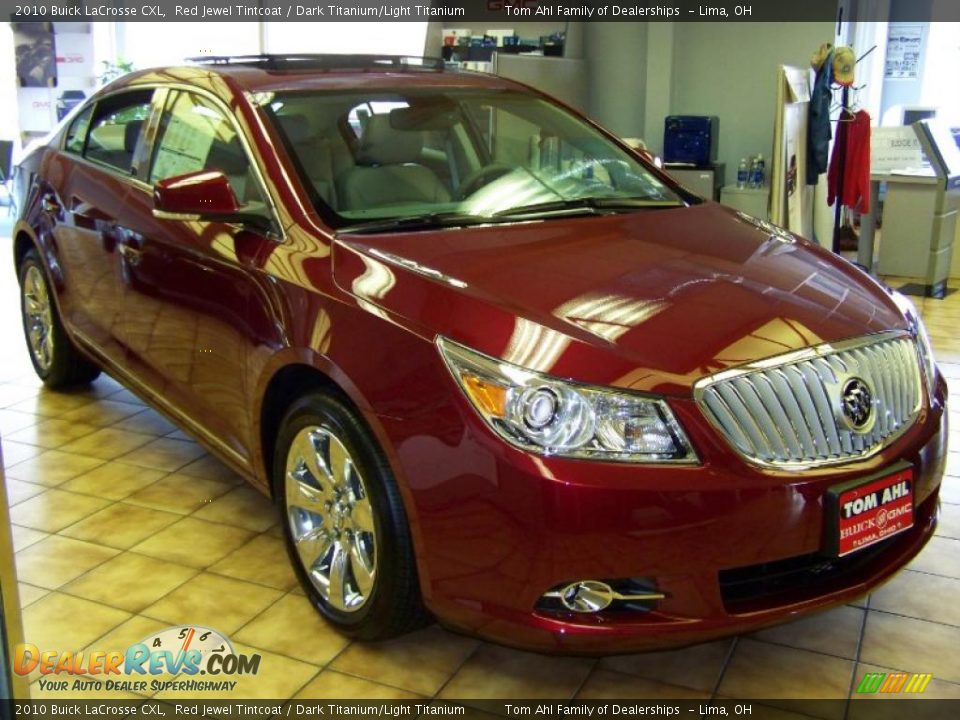 2010 Buick LaCrosse CXL Red Jewel Tintcoat / Dark Titanium/Light Titanium Photo #1