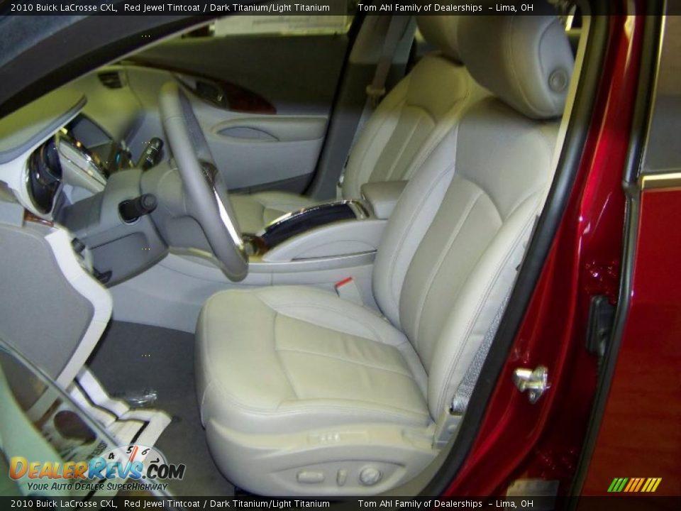 2010 Buick LaCrosse CXL Red Jewel Tintcoat / Dark Titanium/Light Titanium Photo #5