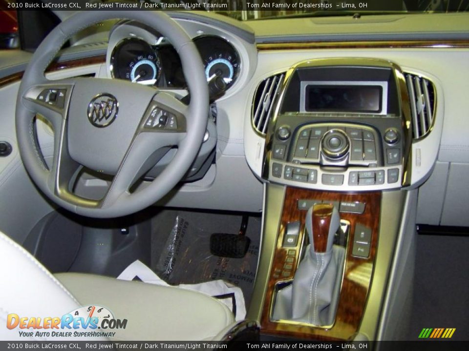 2010 Buick LaCrosse CXL Red Jewel Tintcoat / Dark Titanium/Light Titanium Photo #7