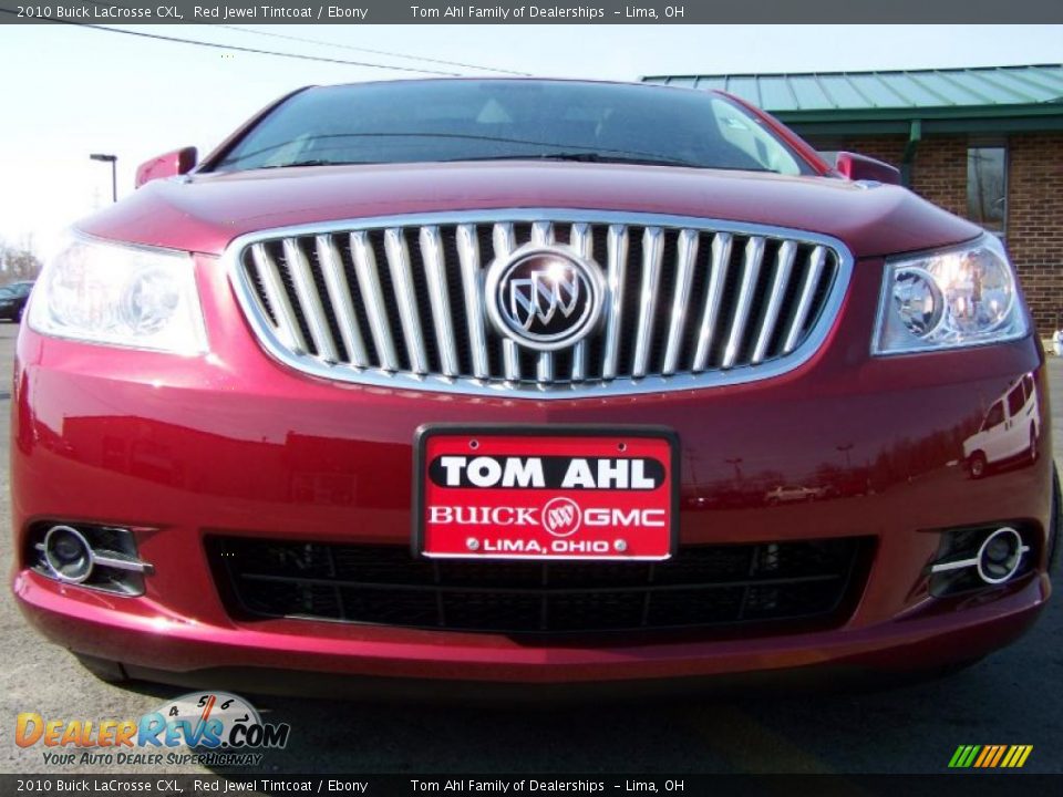 2010 Buick LaCrosse CXL Red Jewel Tintcoat / Ebony Photo #3