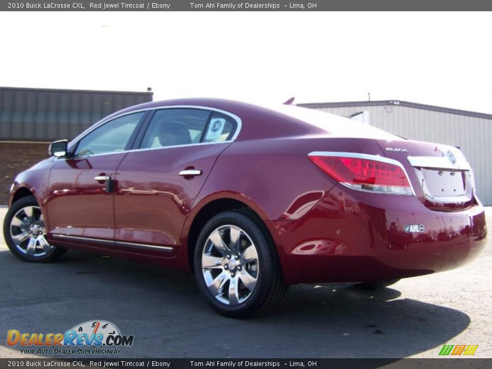 2010 Buick LaCrosse CXL Red Jewel Tintcoat / Ebony Photo #4