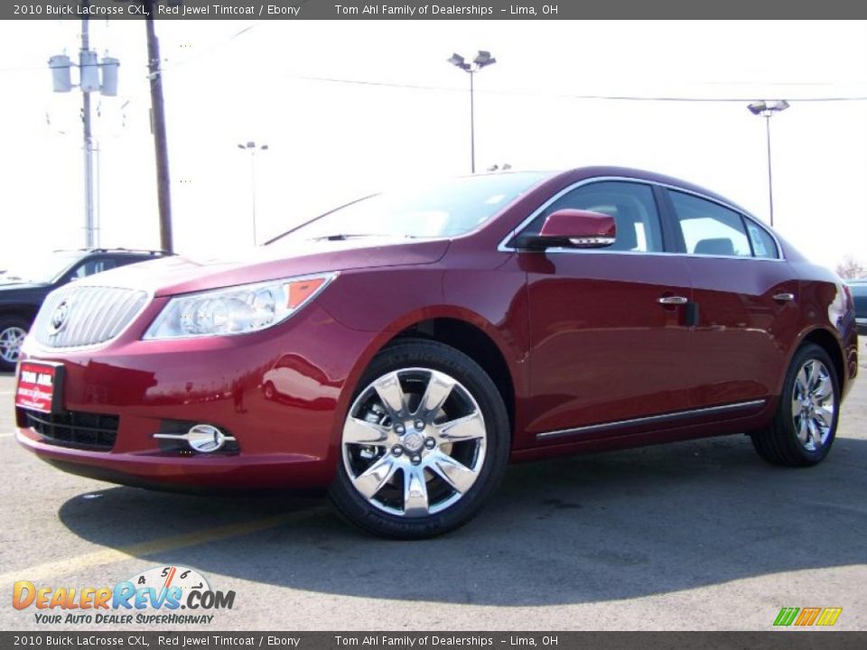 2010 Buick LaCrosse CXL Red Jewel Tintcoat / Ebony Photo #5