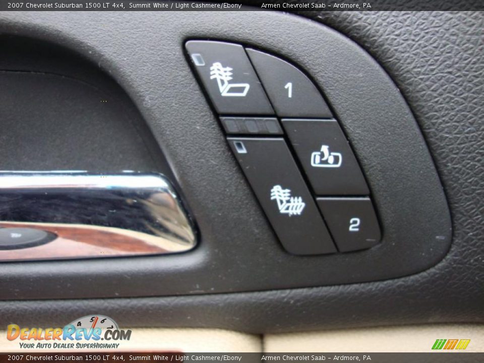 2007 Chevrolet Suburban 1500 LT 4x4 Summit White / Light Cashmere/Ebony Photo #15