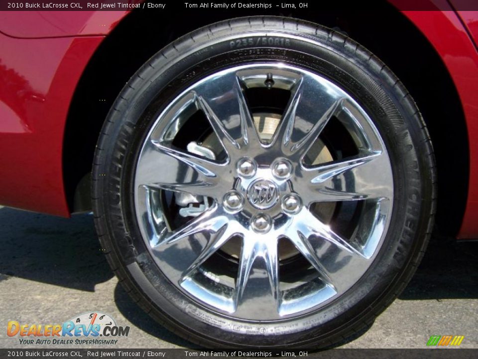 2010 Buick LaCrosse CXL Red Jewel Tintcoat / Ebony Photo #8