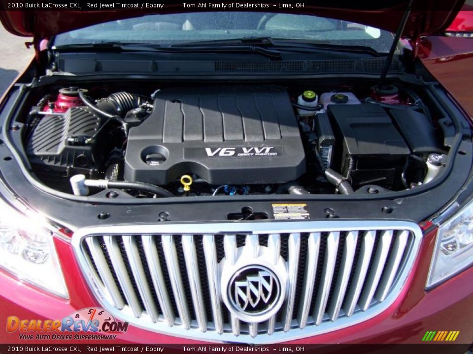2010 Buick LaCrosse CXL Red Jewel Tintcoat / Ebony Photo #19