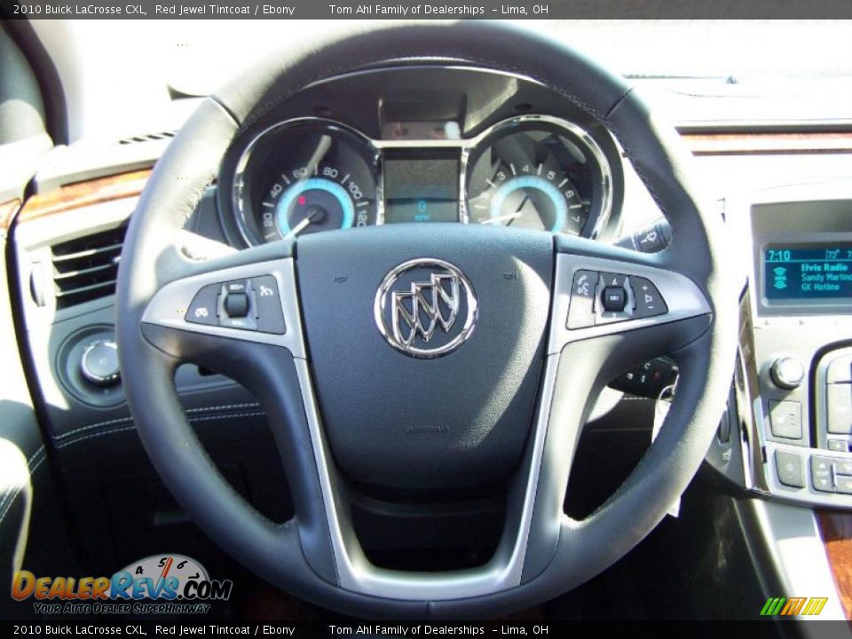 2010 Buick LaCrosse CXL Red Jewel Tintcoat / Ebony Photo #21