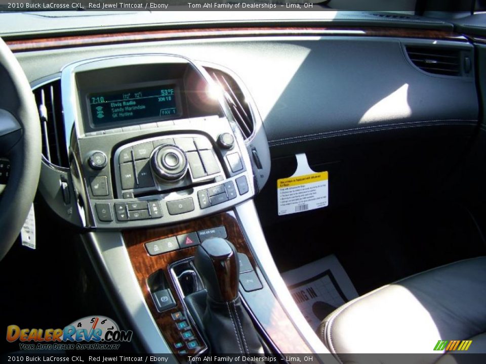 2010 Buick LaCrosse CXL Red Jewel Tintcoat / Ebony Photo #22