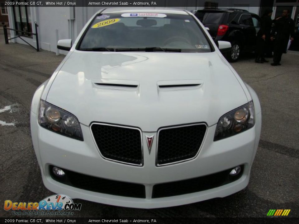 2009 Pontiac G8 GT White Hot / Onyx Photo #3