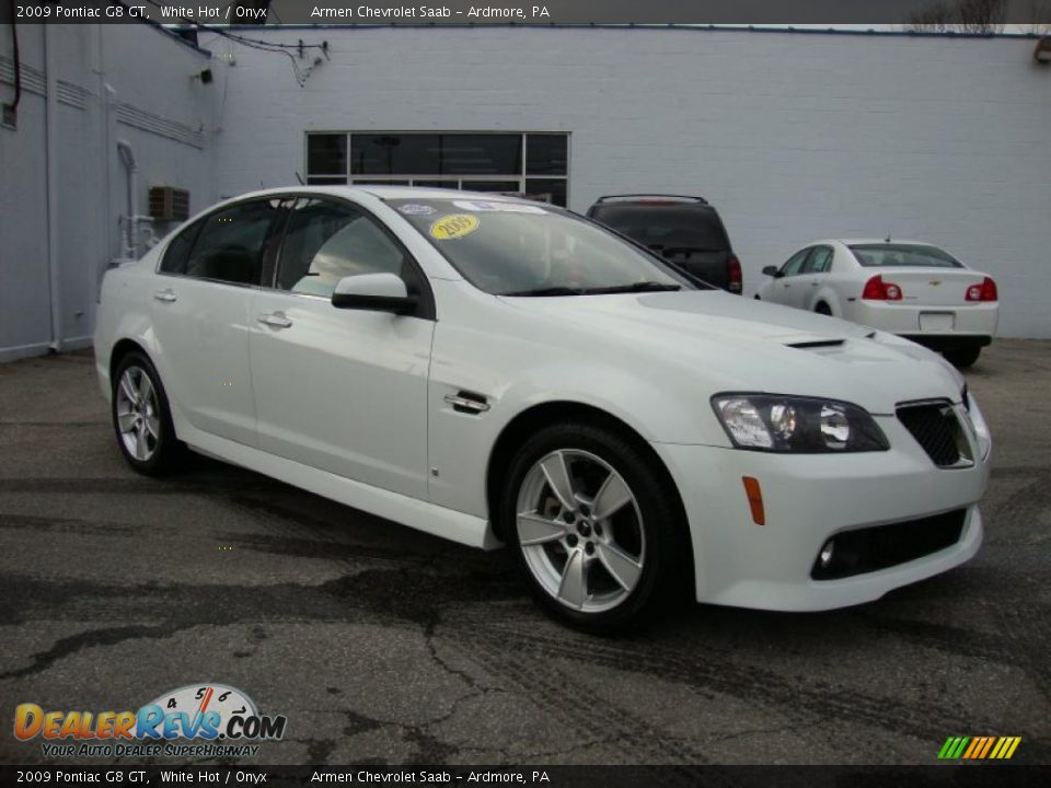 2009 Pontiac G8 GT White Hot / Onyx Photo #5