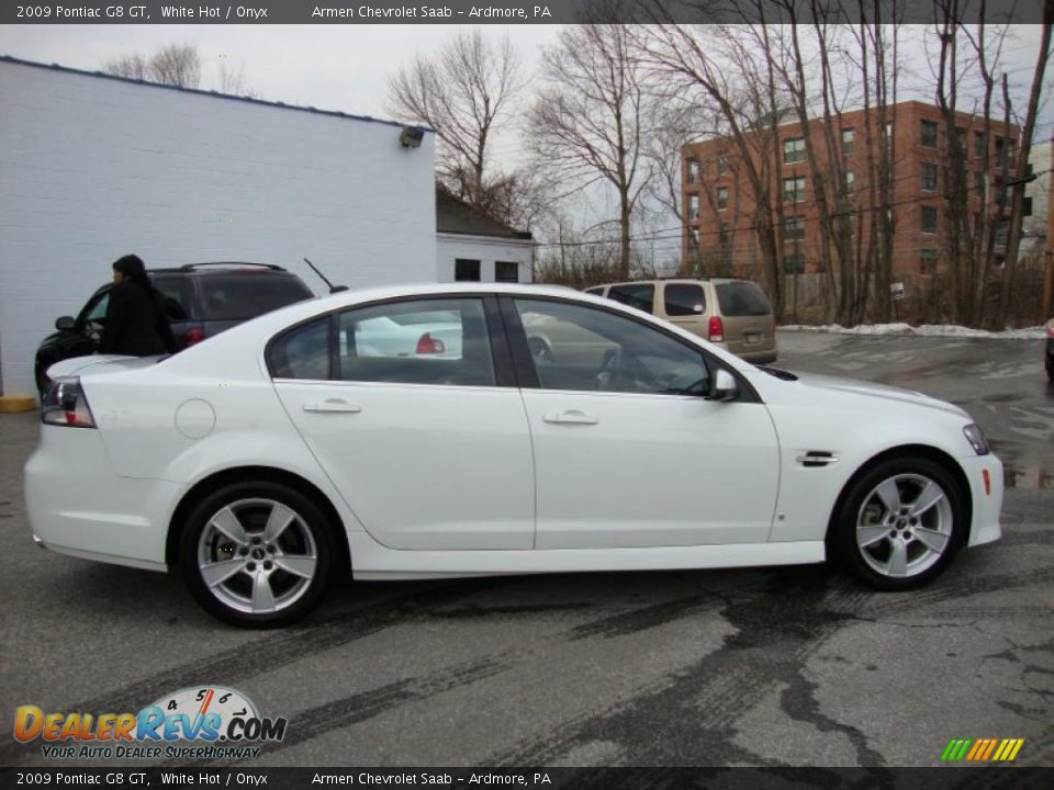 2009 Pontiac G8 GT White Hot / Onyx Photo #6