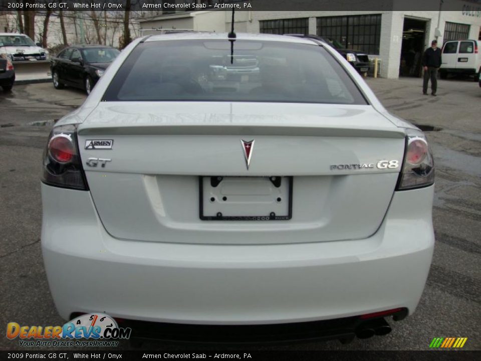 2009 Pontiac G8 GT White Hot / Onyx Photo #8