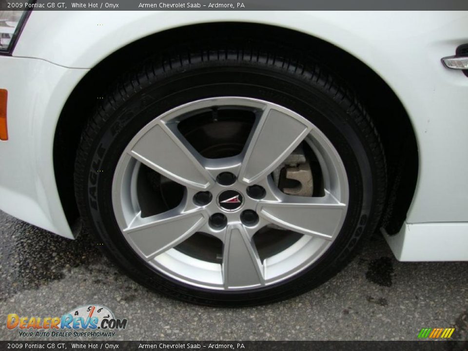 2009 Pontiac G8 GT White Hot / Onyx Photo #25